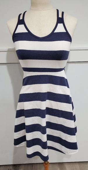 Nautical Skater Dress Size Small - Picture 1 of 4